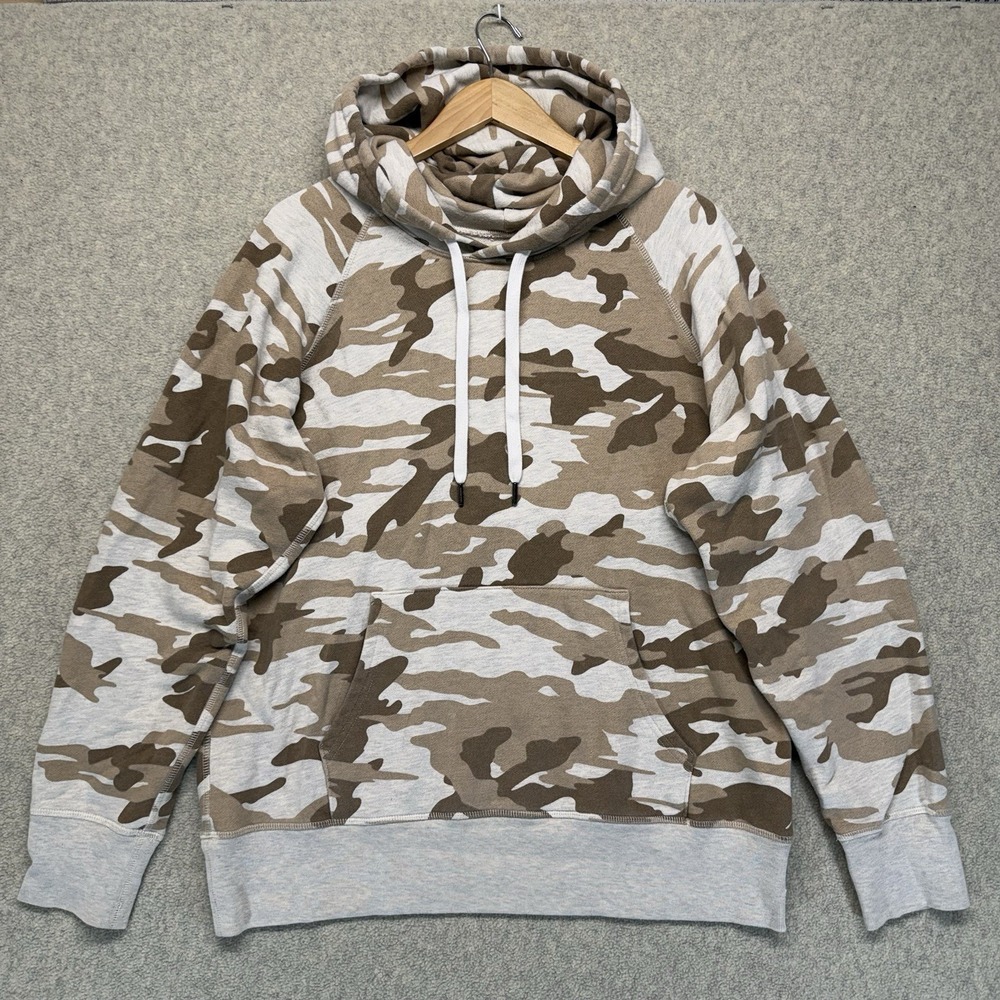Todd Snyder Made in USA‎ Camo Pullover Hoodie Mens XL Heavyweight Sweatshirt